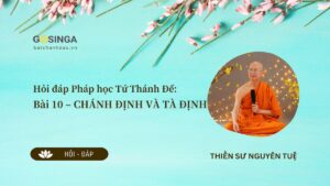 Hỏi đáp Pháp học Tứ Thánh Đế: Bài 10 – CHÁNH ĐỊNH VÀ TÀ ĐỊNH