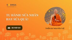 TU HÀNH: SỬA NHÂN HAY SỬA QUẢ?